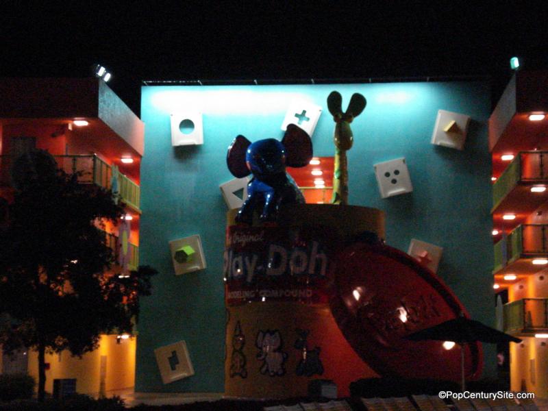 60s Play Do Icons at Night